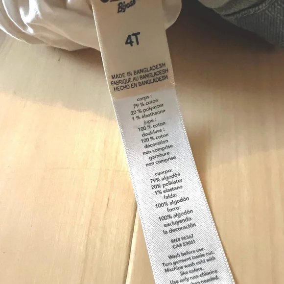 OshKosh B'gosh Blue and White Kids Dress - Picture 4 of 7